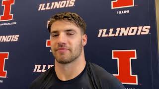 Indiana week Illini DB Clayton Bush [upl. by Ttehc562]