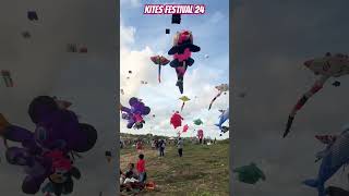 International Kites Festival In Chennai  Kite Festival  Kids kitefestival [upl. by Hanleigh773]