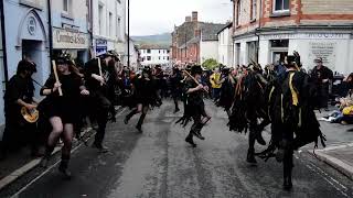 Green Man Festival Bovey Tracey April 2024  Beltane Border Morris  Cross Tree [upl. by Lladnarc]