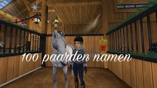 100 namen voor paarden SSO [upl. by Eachelle]