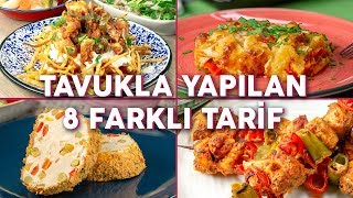 Her Zaman Yaptıklarınızdan Çok Farklı 8 Tavuklu Tarif  Ana Yemek Tarifleri [upl. by Orrocos351]