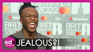 BRITs 2022 KSI is JEALOUS of Our Reporter 😂 [upl. by Luwana]