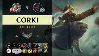 Corki ADC vs Lucian  KR Challenger Patch 1410 [upl. by Ocirred]