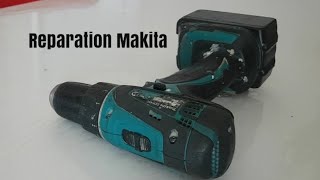 Reparation perseuse sans fil Makita [upl. by Culosio]