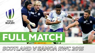 Rugby World Cup 2015 Scotland v Samoa [upl. by Artied]