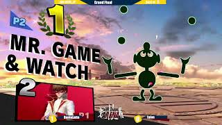 Ann Arbor Arena 993 Grand Finals Talon Mr Game and Watch vs DanteLatte Joker [upl. by Gnihc]