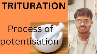 Trituration  trituration in homoeopathy  homoeopathic pharmacy part 2 [upl. by Oemac]