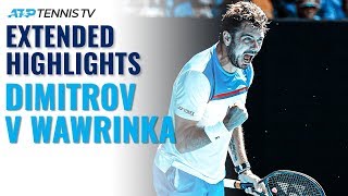 Extended Tennis Highlights Grigor Dimitrov v Stan Wawrinka Cincinnati 2019 [upl. by Toll]