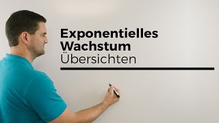 Exponentielles Wachstum Übersichten auch Zerfall  Mathe by Daniel Jung Erklärvideo [upl. by Ramirolg]