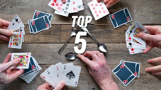 TOP 5 BEST CARD GAMES OF ALL TIME [upl. by Ecinnaj]