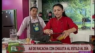 La Cocina Al Día Preparamos ají de racacha con chuleta de cerdo [upl. by Nightingale]