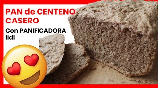 😍 Como hacer PAN de CENTENO con PANIFICADORA LIDL Muy FÁCIL y SABROSO [upl. by Treb326]