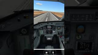 SAAB340B FAST LANDING DEMO 5 update trending viralvideo how diy rfs [upl. by Ennaimaj]