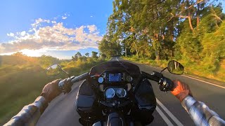 RAW sound Sunset through the twisties Kyogle to Murwillumbah [upl. by Eisler]