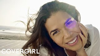 Clean Fresh Skincare Weightless Water Cream with America Ferrera  COVERGIRL [upl. by Yanrahc]