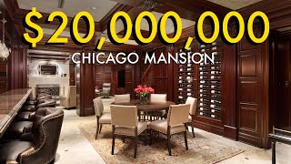 20000000 Historic Chicago Mansion Tour [upl. by Barhos]