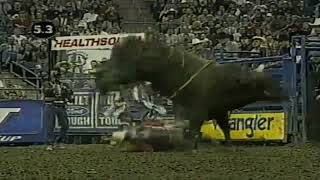 Mudslinger bucks Cody Hart  02 PBR Columbus [upl. by Llerol827]