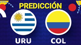 ⚽️URUGUAY🆚️COLOMBIA⚽️ SEMIFINAL PREDICCIÓN [upl. by Netti]