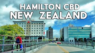 Hamilton City Center  Hamilton New Zealand City Tour  4K [upl. by Aveline]