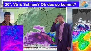 20° amp rekordmild dann Vb amp Schnee Ob das so kommt Wettervorhersage 1623022024 Weiter nass [upl. by Nere]