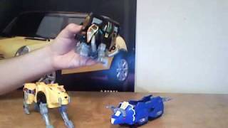 Mighty Morphin Power Rangers 2010 Mastodon Triceratops and Saber Tooth Tiger Review [upl. by Podvin479]