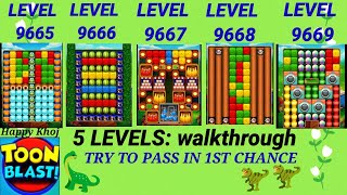 Toon Blast  Levels 96659669 Toon Blast Walkthrough [upl. by Chapen3]