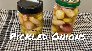 Pickled onions Apple cider pickled onions Pickling at home [upl. by Sheepshanks254]