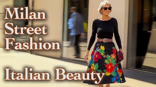 🍁 Fall 2024 Milan Street Fashion Elegant Chic looks for every day New season  new trends [upl. by Emmalynn]