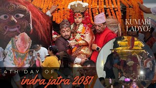 Indra Jatra Day 4 ❤️ Kumari lai k bhayoo 🤯😳 [upl. by Yngiram]