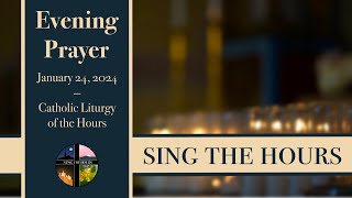 12424 Vespers Wednesday Evening Prayer of the Liturgy of the Hours [upl. by Eizle]