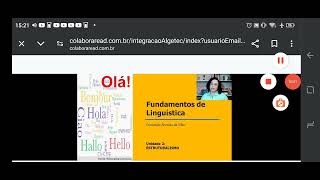 aula web 3 parte fundamento da lingüística [upl. by Arorua]