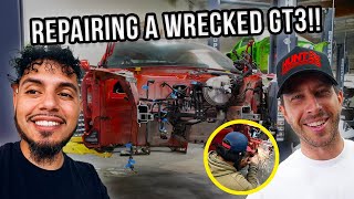 Repairing A Wrecked Porsche GT3 with tjhunt [upl. by Darsie]