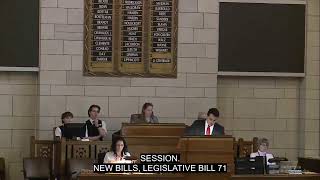 Nebraska Legislature  011124  Afternoon Session [upl. by Corissa]