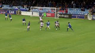 Macclesfield Town v Colchester United highlights [upl. by Arihas476]