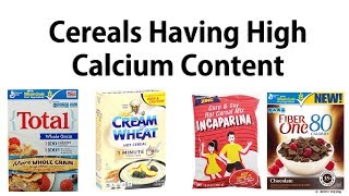 High Calcium Containing Cereals Top 10 Cereals with High Calcium [upl. by Odab]