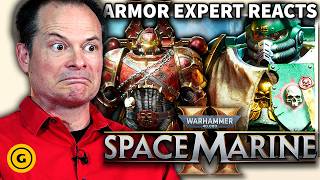 Historian amp Armor Expert Reacts to Warhammer 40k Space Marine 2s Multiplayer Weapons amp Armor [upl. by Goldshlag287]