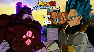 Vegeta vs Toppo  Dragon Ball Z Sparking Zero [upl. by Liahus]