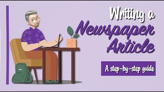 ESL  Writing a newspaper article stepbystep guide [upl. by Anamor]