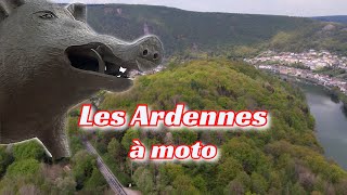 Les ARDENNES A MOTO par des routes sympa et quelques sites intéressants à décourvrir [upl. by Ahsehat550]