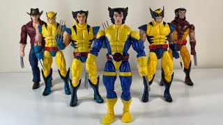 Marvel Legends X Men Retro Training Suit Wolverine Review [upl. by Ardiedal]