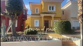 Villa for sale in Altaona Golf Murcia Spain [upl. by Dilahk]