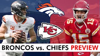 Broncos vs Chiefs Preview Injury News Predictions amp Analysis  NFL Week 10 [upl. by Rolo]