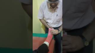 HOW TO USE CREPE BANDAGE ON ANKLE INJURY [upl. by Colner]