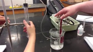 Cool Chemistry Experiment  Carbon Dioxide CO2 gas collection via HCL  CaCO3 reaction [upl. by Ijneb]