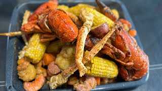 HOW TO MAKE A SEAFOOD BOIL IN THE OVEN🔥 Easy SEAFOOD BOIL RECIPE Seafood Boil Oven Recipe [upl. by Kaliski]