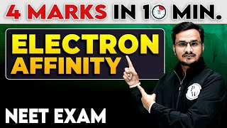 Electron Affinity  4 Marks in 10 Minutes For NEET Exam [upl. by Anivlis]