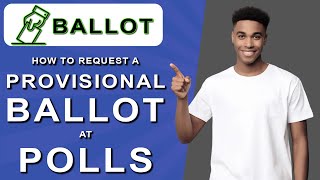 How to request a provisional ballot at polls 2024 [upl. by Stevana]