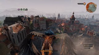 The Witcher 3 mod Rideable GRIFFIN MOUNT mod [upl. by Nettie]