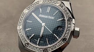 Audemars Piguet Royal Oak Midsize 15551STZZ1356ST05 Audemars Piguet Watch Review [upl. by Bracci]