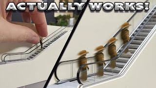 Building the Worlds Smallest Escalator That WORKS 😮 [upl. by Brigitta]